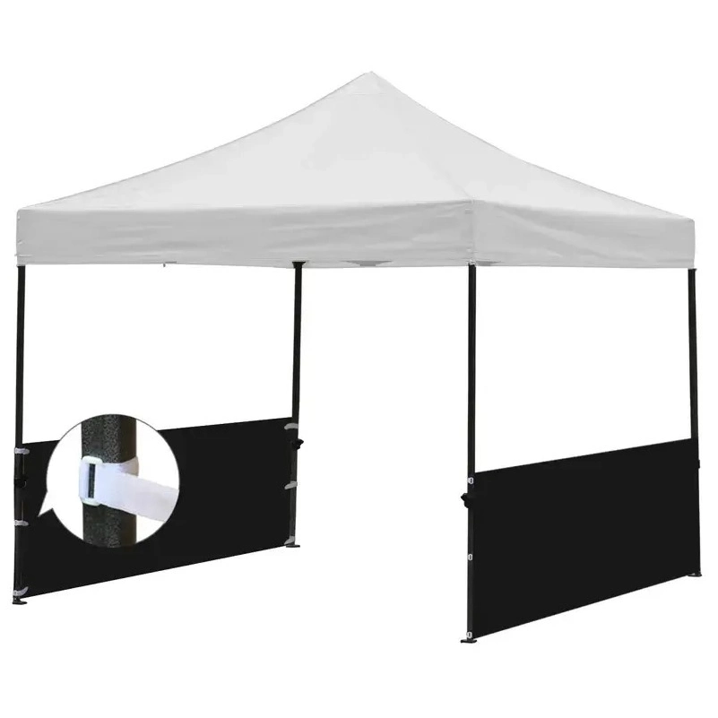 10X10 Black Steel Frame Waterproof Show Canopy Folding Tent with Walls